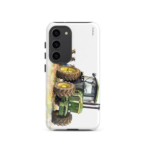 Furrow & Fields Tough case for Samsung® Matte / Samsung Galaxy S23 John Deere 4350 Watercolor | Tough case for Samsung® Quality Farmers Merch
