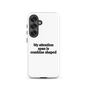 Furrow & Fields Tough case for Samsung® Matte / Samsung Galaxy S25 My Attention Span Is Combine Shaped | Tough case for Samsung® Quality Farmers Merch