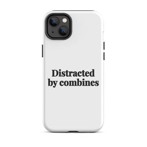 Furrow & Fields Tough Case for iPhone® iPhone 14 Plus Distracted by Combines | Tough Case for iPhone® Quality Farmers Merch