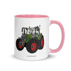 Fendt Pink / 11 oz Fendt 620 Vario | Mug with Color Inside Quality Farmers Merch