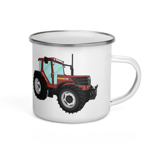 FIAT F140 Turbo Enamel Mug — design detail