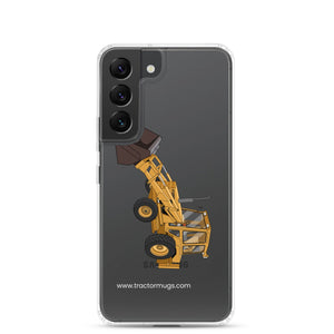 Ford Clear Case for Samsung® Samsung Galaxy S22 Ford 550 Backhoe | Clear Case for Samsung® Quality Farmers Merch