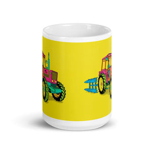 Fiat 1880 Pop Art | White Glossy Mug - view 2