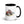 Fiat 1880 Watercolor | 15 oz Mug with Color Inside - Black