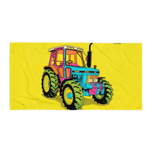 Ford 5610 Force II Pop Art | Beach Towel