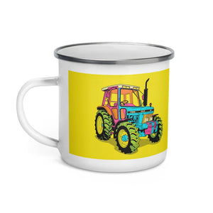 Ford 5610 Force II Pop Art | Enamel Mug - view 3