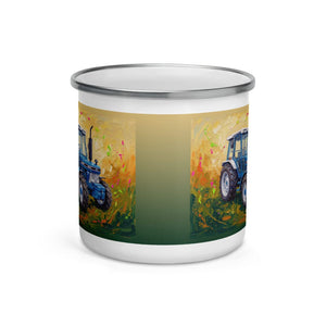 Ford 5610 Force II Splash Art | Enamel Mug - view 2