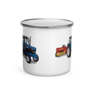 Ford 6640 SLE Illustration | Enamel Mug - view 2