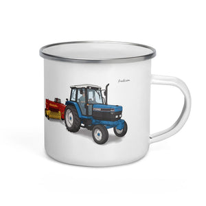 Ford 6640 SLE Illustration | Enamel Mug