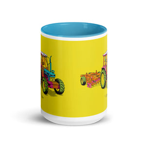 Ford 7810 Generation III Pop Art | 15 oz Mug with Color Inside - side view