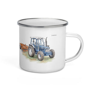 Ford 7810 Generation III Watercolor | Enamel Mug