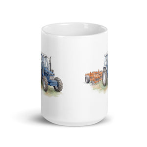 Ford 7810 Generation III Watercolor | White Glossy Mug - view 2