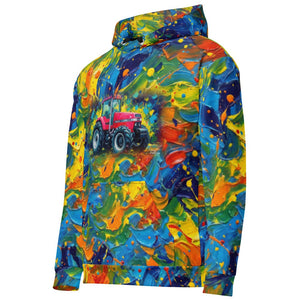 Furrow and Fields Hoodie Case 7250 Splash Art | All-Over Print Hoodie Quality Farmers Merch
