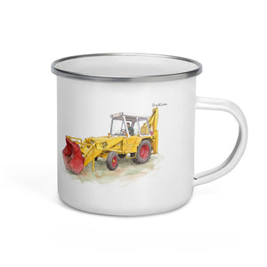 JCB 3C II Watercolor | Enamel Mug
