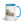 JCB 3CX Sitemaster Plus Pencil Sketch | 15 oz Mug with Color Inside - Blue