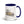 JCB 3CX Sitemaster Plus Pencil Sketch | 15 oz Mug with Color Inside - Dark Blue