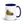 JCB 3CX Sitemaster Plus Watercolor | 15 oz Mug with Color Inside - Dark Blue