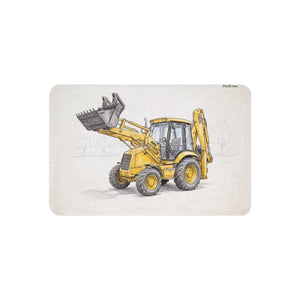 JCB 3CX Sitemaster SRS Pencil Sketch | Sherpa Blanket 37″×57″