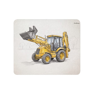JCB 3CX Sitemaster SRS Pencil Sketch | Sherpa Blanket 50″×60″