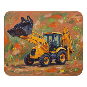 JCB 3CX Sitemaster SRS Splash Art | Mouse Mat