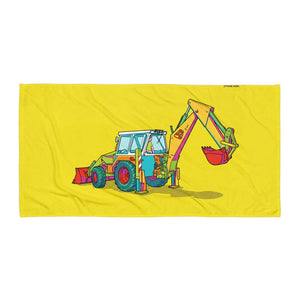 JCB 4D II Pop Art | Beach Towel