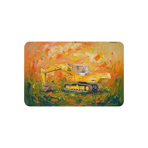 Furrow & Fields 37″×57″ JCB 806 Splash Art | Sherpa Blanket Quality Farmers Merch