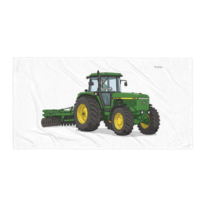 John Deere 4955 Illustration | Beach Towel