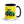 John Deere 4955 Pop Art | 15 oz Mug with Color Inside - Black