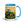 John Deere 4955 Splash Art | 15 oz Mug with Color Inside - Blue