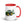 John Deere 6910 with Hedge Cutter Illustration | 15 oz Mug with Color Inside - Red