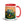 John Deere 6910 with Hedge Cutter Splash Art | 15 oz Mug with Color Inside - Red