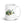 John Deere 6910 with Hedge Cutter Watercolor | White Glossy Mug