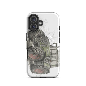 Furrow and Fields MagSafe® Tough Case for iPhone® Fendt Favorit 818 Pencil Sketch | MagSafe® Tough Case for iPhone® Quality Farmers Merch