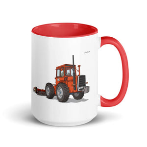 Massey Ferguson 1200 Illustration | 15 oz Mug with Color Inside - Red