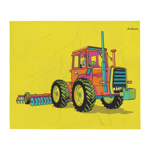 Massey Ferguson 1200 Pop Art | Throw Blanket