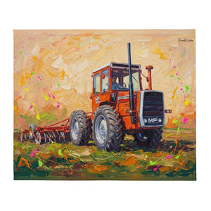 Massey Ferguson 1200 Splash Art | Throw Blanket