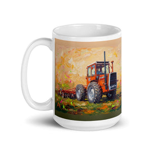 Massey Ferguson 1200 Splash Art | White Glossy Mug - view 3