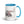 Massey Ferguson 3070 Autotronic Pencil Sketch | 15 oz Mug with Color Inside - Blue