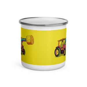 Massey Ferguson 3070 Autotronic Pop Art | Enamel Mug - view 2