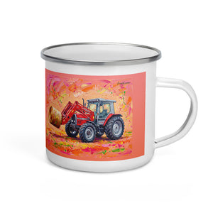 Massey Ferguson 3070 Autotronic Splash Art | Enamel Mug