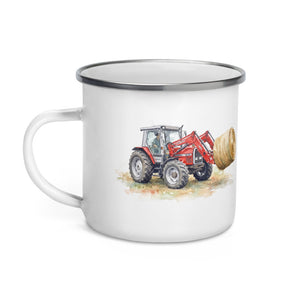 Massey Ferguson 3070 Autotronic Watercolor | Enamel Mug - view 3