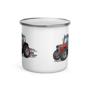 Massey Ferguson 375 Illustration | Enamel Mug - view 2