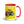 Massey Ferguson 375 Pop Art | 15 oz Mug with Color Inside - Red
