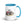 Massey Ferguson 375 Watercolor | 15 oz Mug with Color Inside - Blue