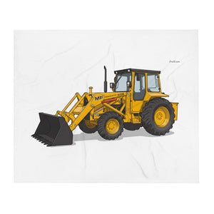 Massey Ferguson 50E Illustration | Throw Blanket