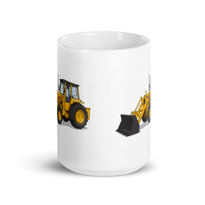 Massey Ferguson 50E Illustration | White Glossy Mug - view 2