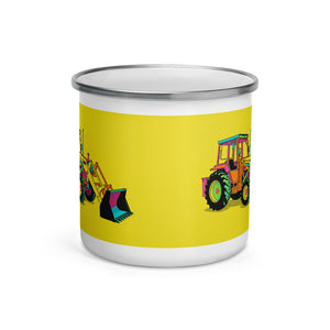 Massey Ferguson 50E Pop Art | Enamel Mug - view 2