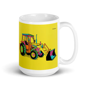 Massey Ferguson 50E Pop Art | White Glossy Mug