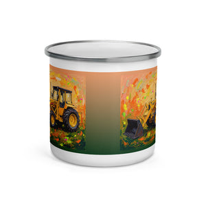 Massey Ferguson 50E Splash Art | Enamel Mug - view 2