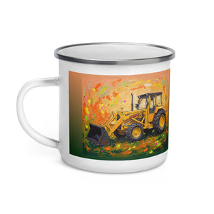 Massey Ferguson 50E Splash Art | Enamel Mug - view 3